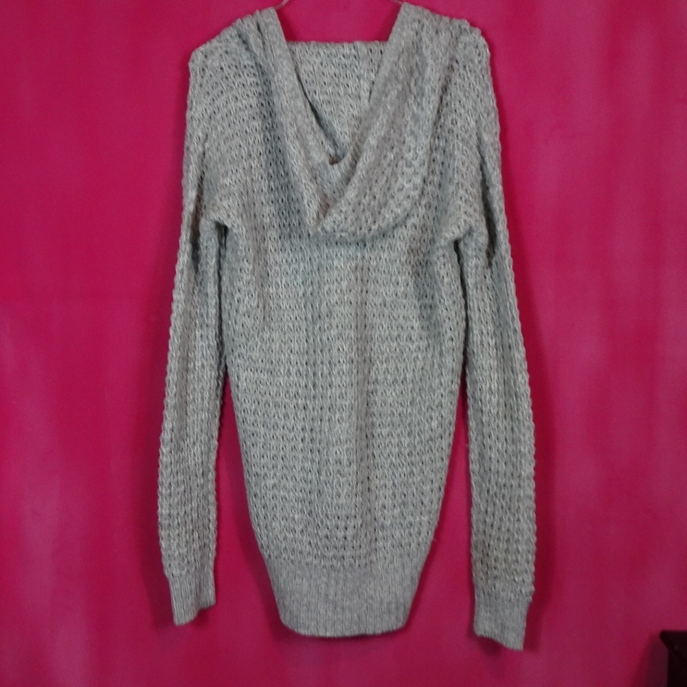 Gray Knitted Dress - Picture 2 of 2